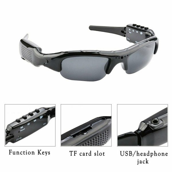 HD 1080P Glasses Camera Polarized Lens Sports Sunglasses - Image 2