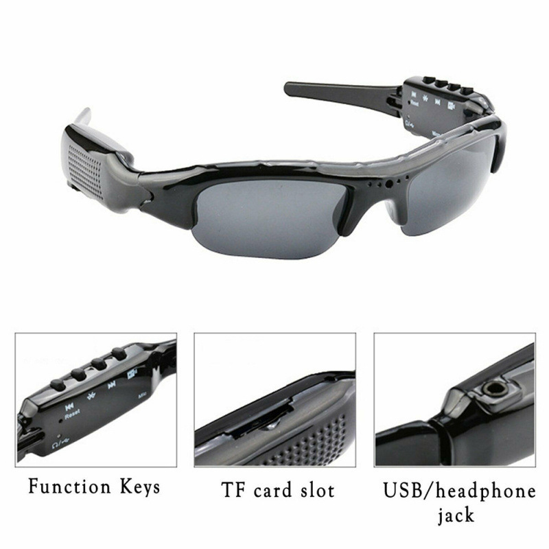 HD 1080P Glasses Camera Polarized Lens Sports Sunglasses - Image 2